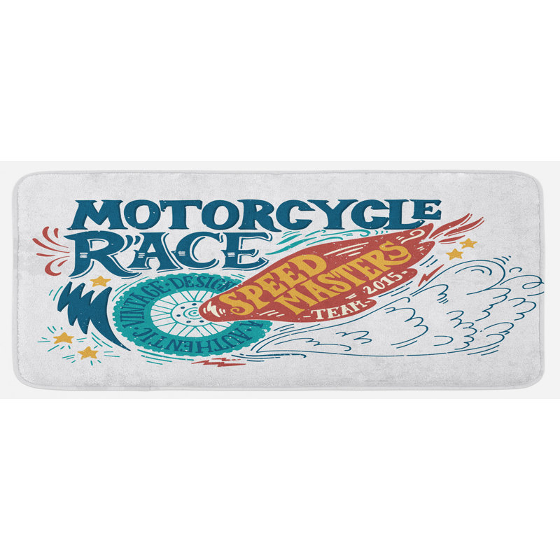 Tapis de cuisine moto
