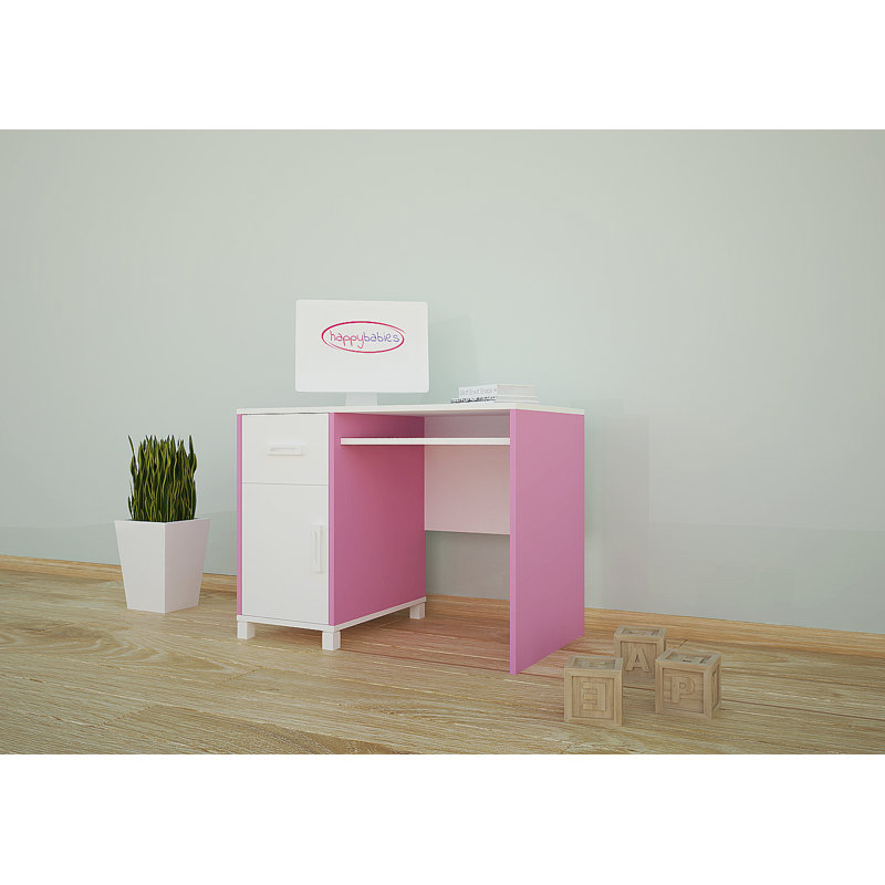 100cm Writing Desk, Pink