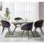 Goddard Mordern Tub Dining Chairs- Upholstered in Velvet, Cushion Padded With Metal Legs- Armchair Room Kitchen Living Room -1419835018-1352553894