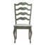 Ensemble de salle à manger 5 pièces à dessus arrondi en bois massif 45 po avec chaises françaises Fortville-1455191445-1455191444