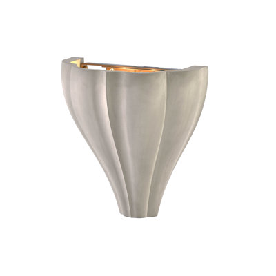 George Kovacs Sima 2 Light Wall Sconce In Metal W/Cement In Burnished Nickel Finish