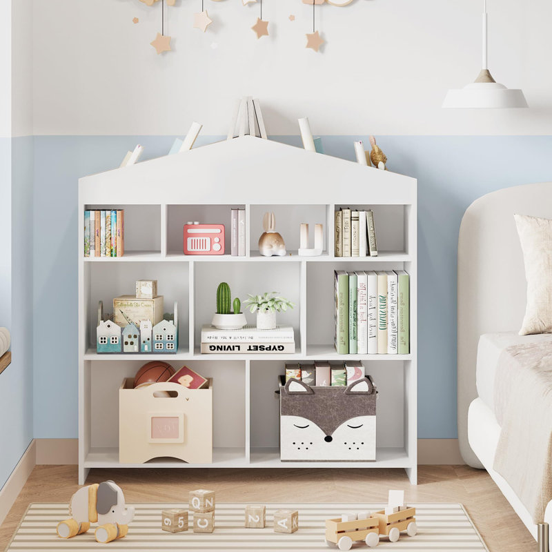 Akendra Bookcase, White