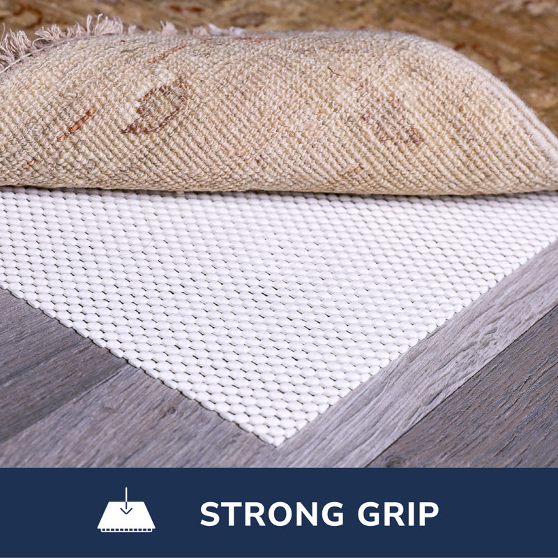 Amett Super Grip Indoor Cushioned Non Slip Rug Pad for Hard Surfaces, Runner 2' x 6'