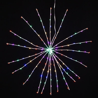 Kurt Adler Pre-Lit 3D Fairy Starburst Light, Multicolor