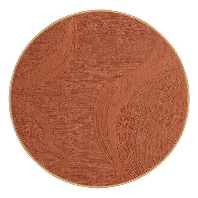 Machine Washable Abstract Brown Area Rug