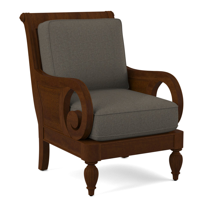 Fauteuil d'appoint Grandview, Performance du sucre gris; 0863-84, Finition café