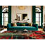  Tapis lavable rouge Yucca Southwestern-752930511