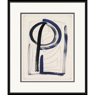 Abstract Shapes In Blue 6 Giclee Print by Soicher Marin Archives