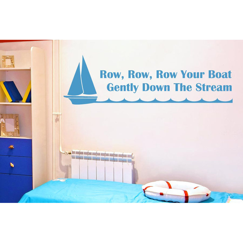 Non-Wall Damaging Wall Decal, Blue