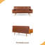 Canapé capitonné Mid-Century