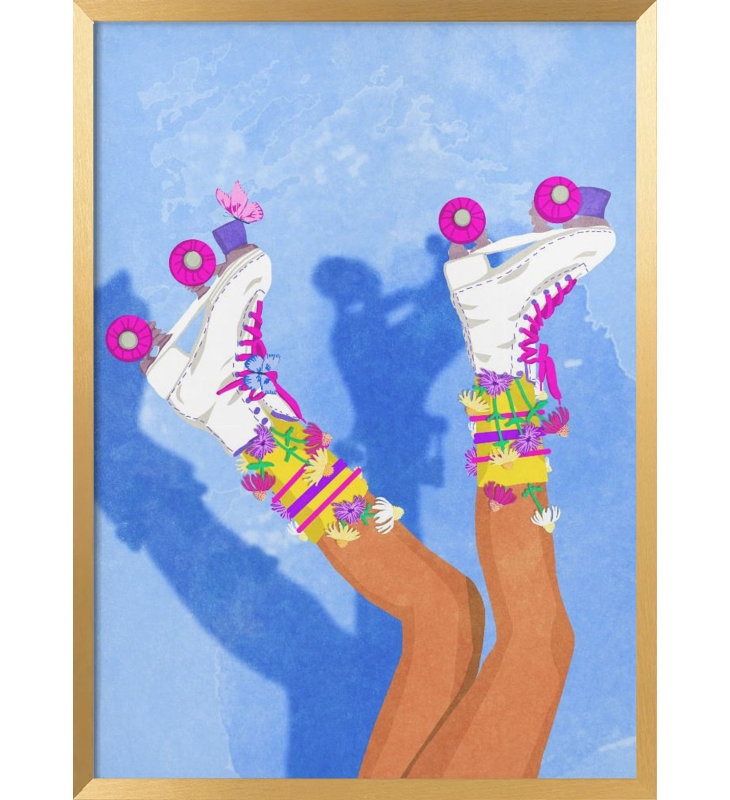 Skate Like A Girl Print by Raissa Oltmanns, 20" H x 16" W