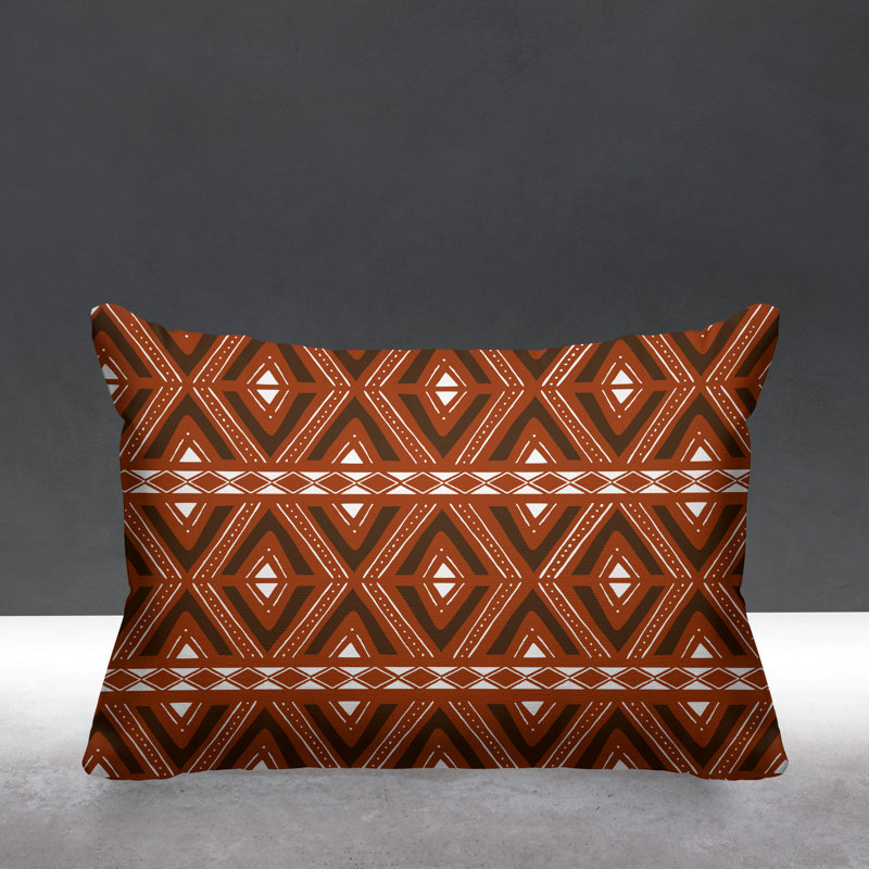 Housse et insert de coussin d'extérieur, Terre cuite