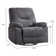 Primiana 38.2" Wide Modern and Overstuffed Soft Chenille Swivel And Rocker Manual Standard Recliner