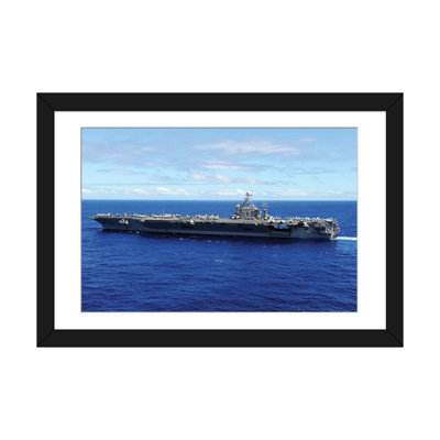 " The Aircraft Carrier USS Abraham Lincoln Transits Across The Pacific Ocean " by Stocktrek Images