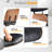 PU Trapezoid Curved Back Swivel Office Chair-937746453