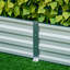 Lit de jardin surélevé galvanisé Outsunny-113175965