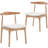 Modern Upholstered Dining Chairs With Backrest, With Solid Wood Frame, For Dining Room/Living Room-911444214
