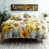 Motif floral jaune / blanc est en rupture de stock