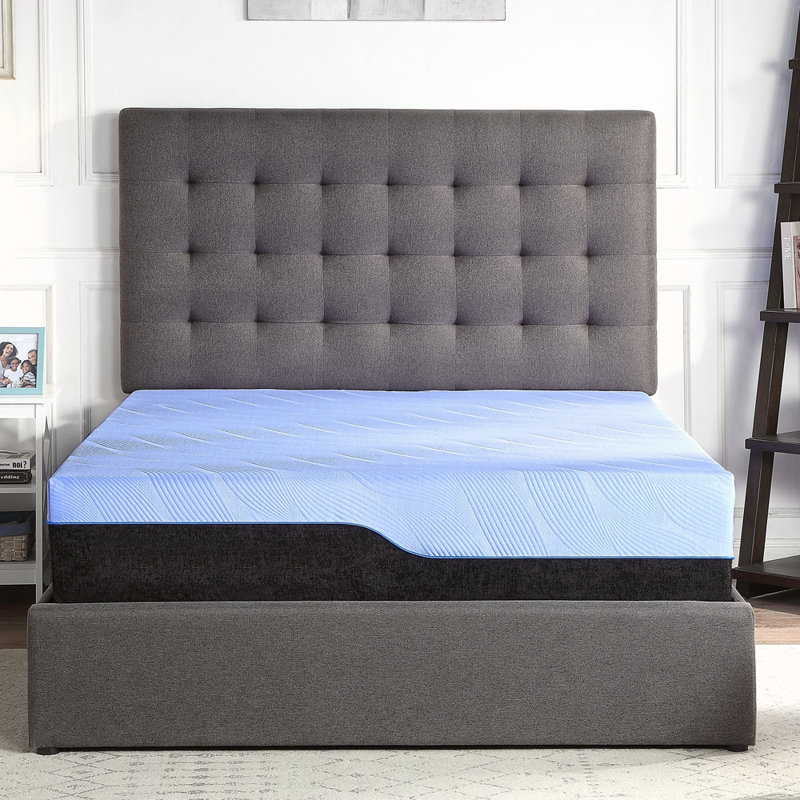 Refresh 12 Inch Hybrid Cooling Fast Responding Latex Foam And Coil Adult Mattress, Full