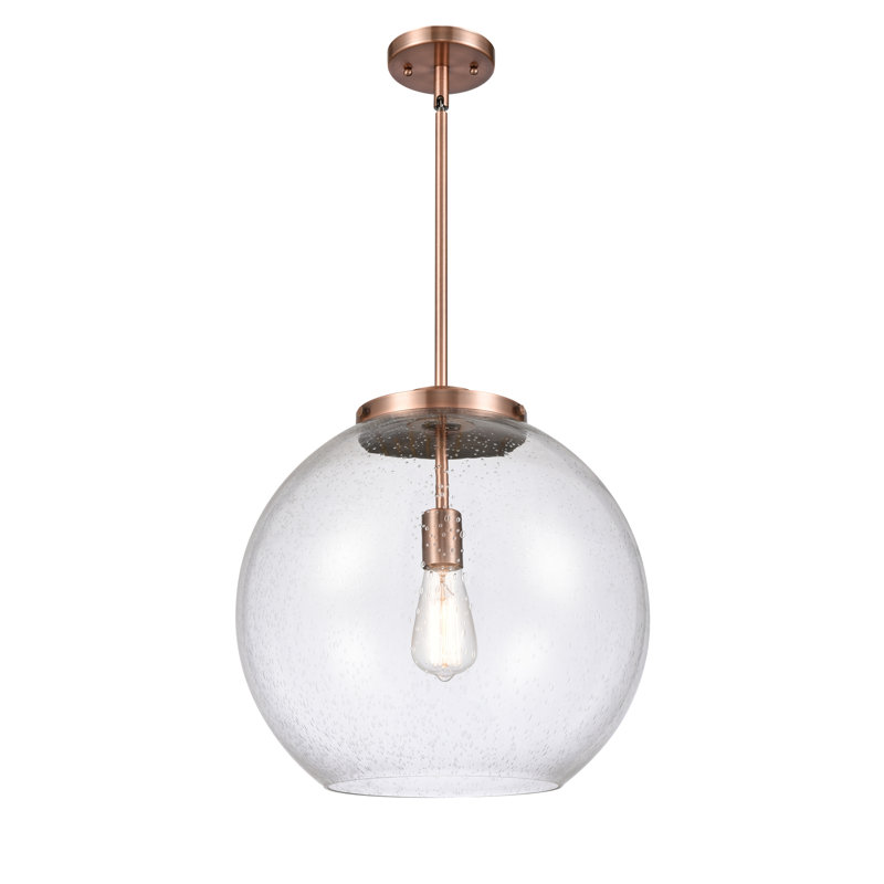 Ralph 1 - Light Sphere Pendant, Antique Copper