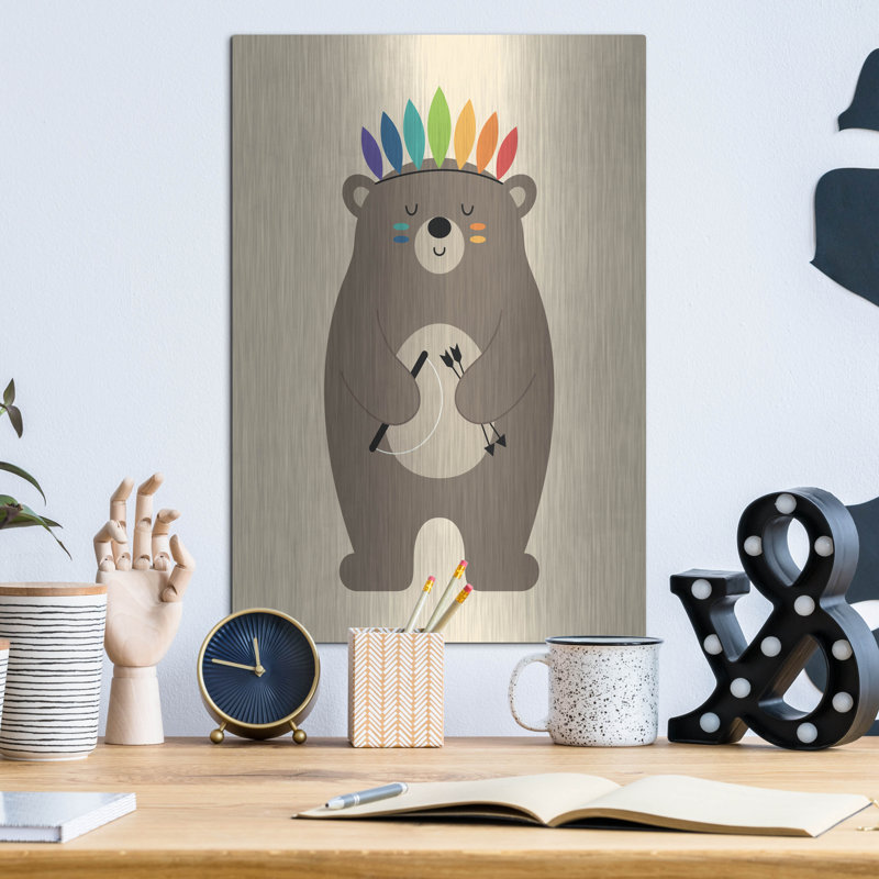 «Be Brave» par Andy Westface, H 16 po x l 12 po