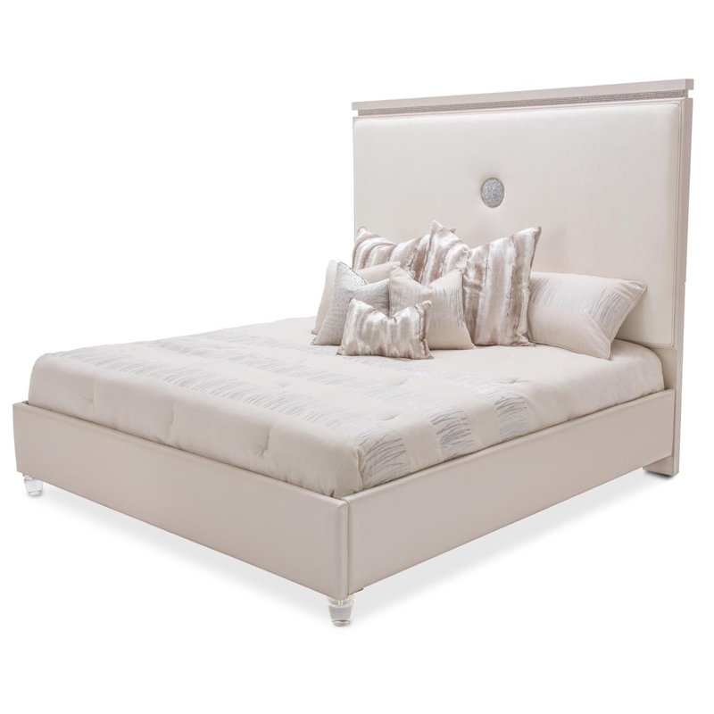 Glimmering Heights Vegan Leather Bed