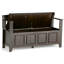 Banc de rangement en bois massif Amherst-121977464