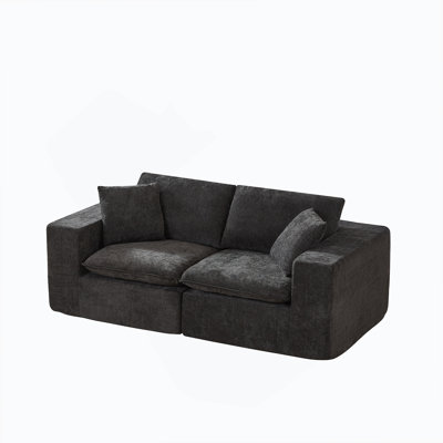 Modern Chenille Cloud Sofa, Freely Combinable, Comfortable To Sit On, Suitable For Modern Living Room Furniture In Homes, Apartments, And Offices
