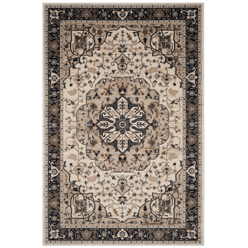 Elysian Bliss Blue 9' x 12' Hand-Knotted Easy Care Area Rug