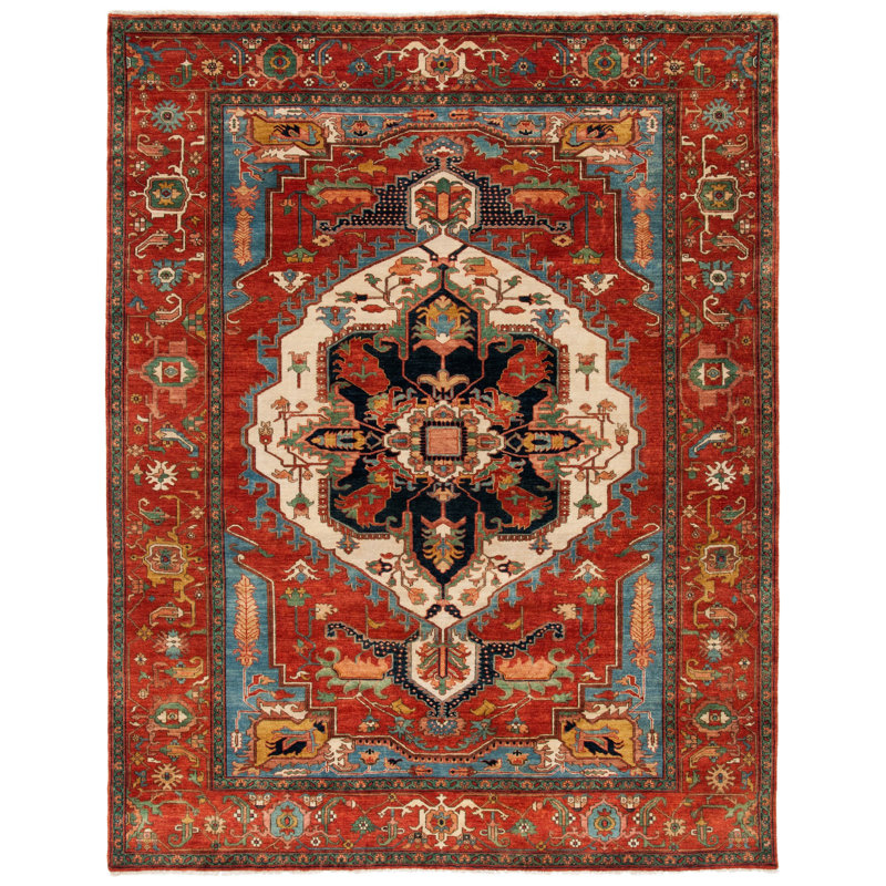 Ralph Lauren Gawsworth Wool, Cotton Oriental Rug, Rectangle 8' x 10'