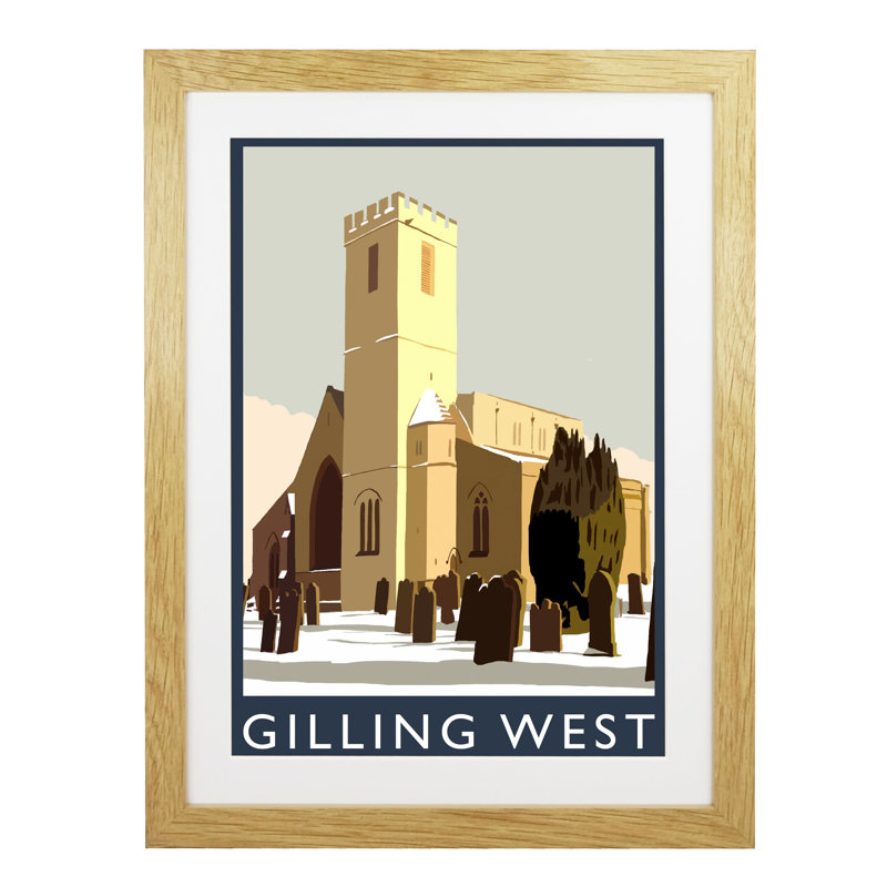 Richard O'Neil - Print, Oak Wood Frame, 43.5 cm H x 33.5 cm W x 2.2 cm D
