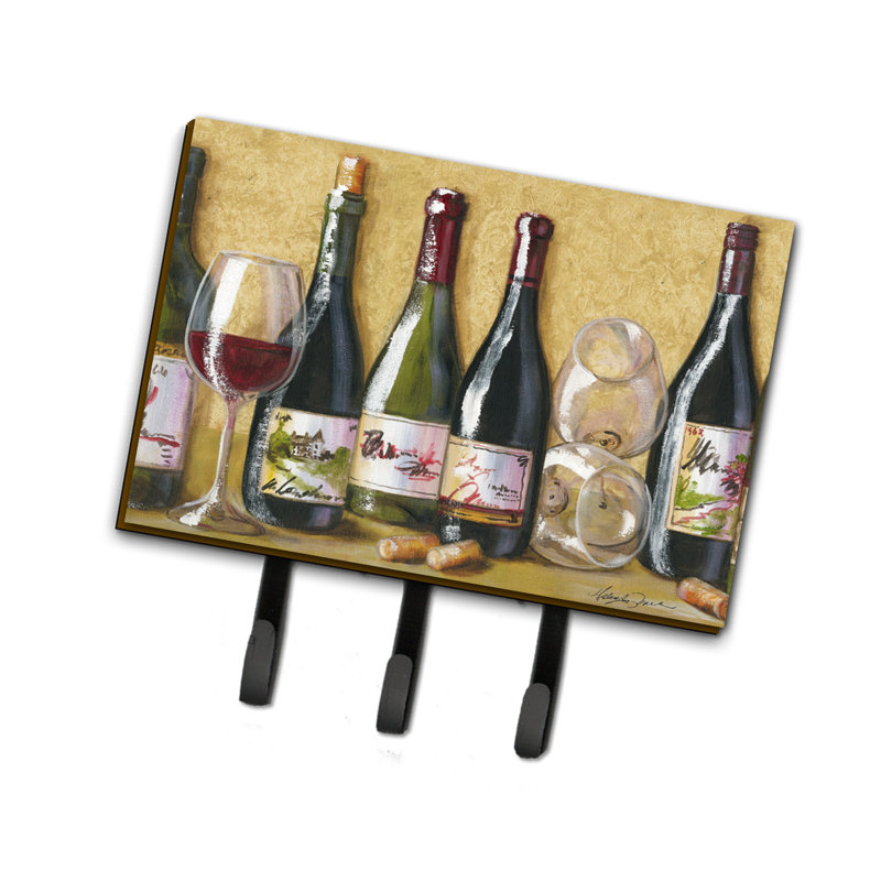 Organisateur de porte-clés mural avec crochets Wine Du Vin par Malenda