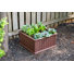 Lit de jardin surélevé en résine poly 24 "