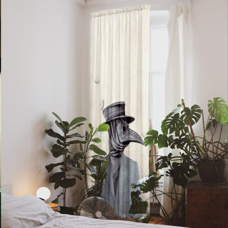 Chalan Velvet Blackout Curtain Panel Pair, 148cm x 350cm