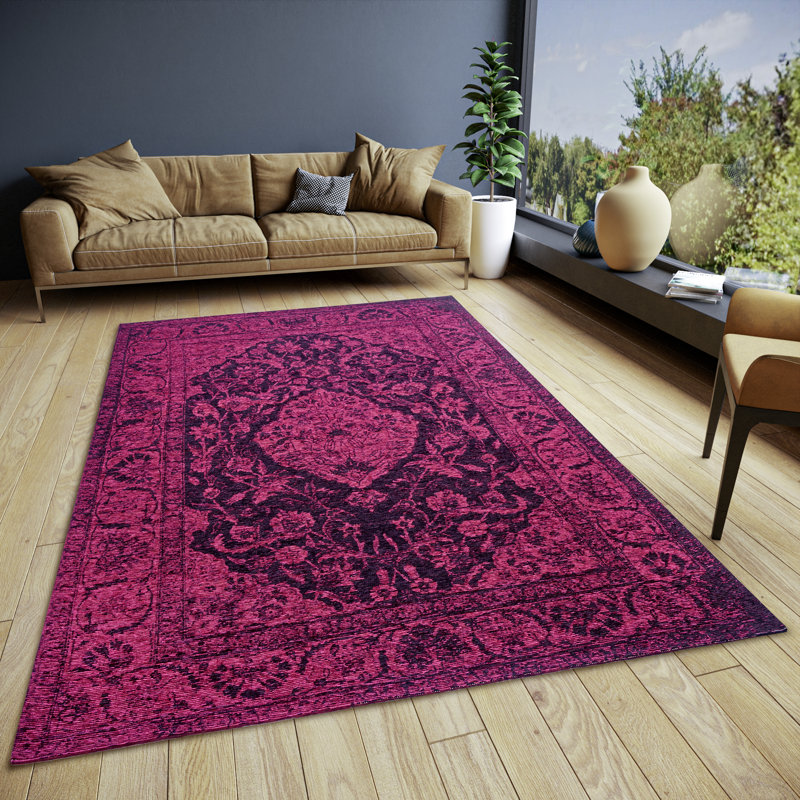 Catania Red Rug, Rectangular 80 x 165cm