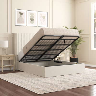 Barkat Upholstered Ottoman Storage Bed