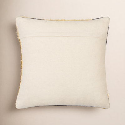 Iban Embroidered Cotton Throw Pillow