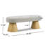 Banc de salle à manger moderne Tommy
