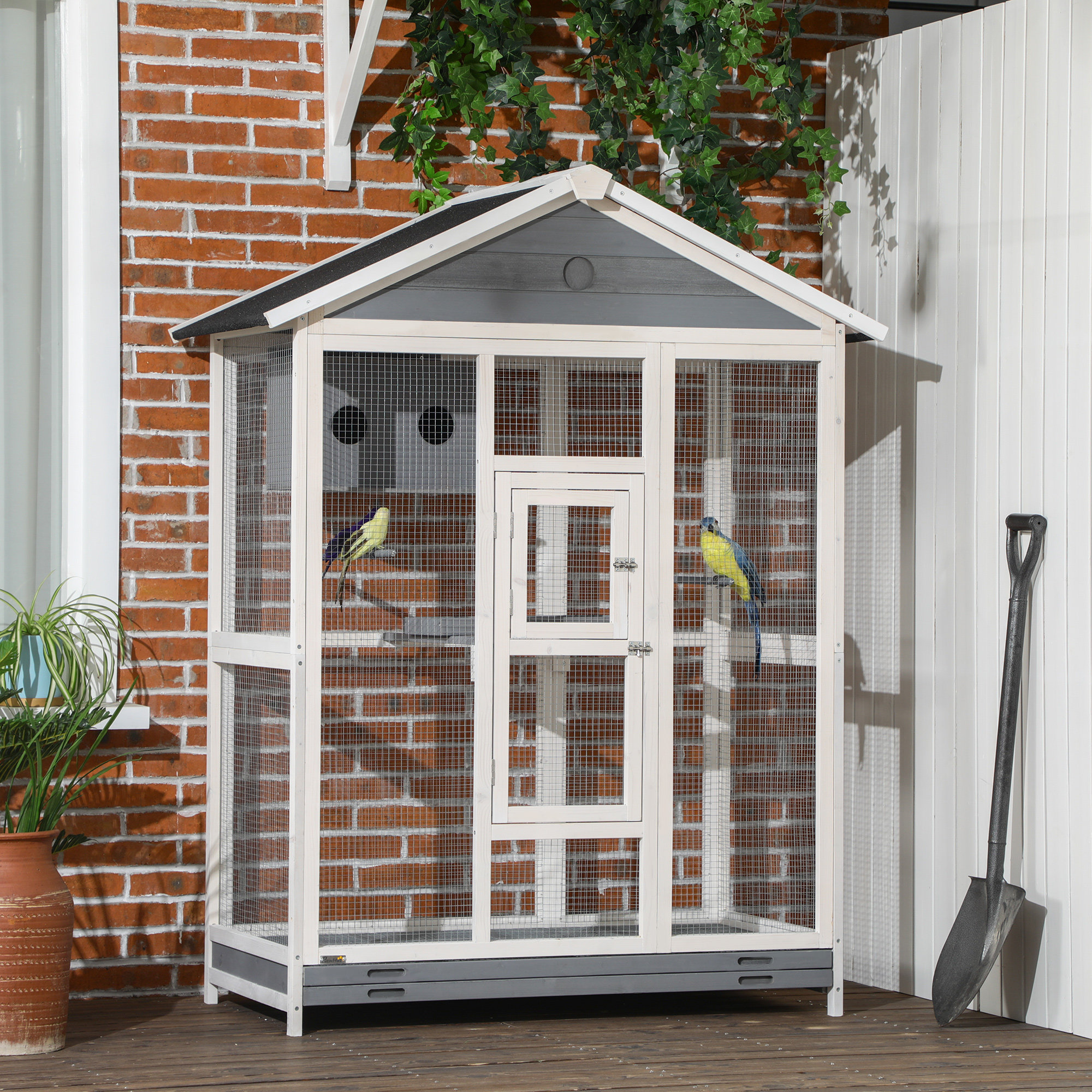 Parrot Cages With Floors Made From Wood preview