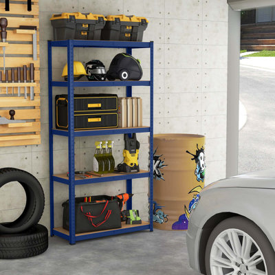 WFX Utility™ 5 Tier Adjustable Garage Shelving Unit With 2000 Lbs Max Load For Warehouse