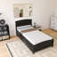 Lit plateforme simple avec deux tiroirs-115230143