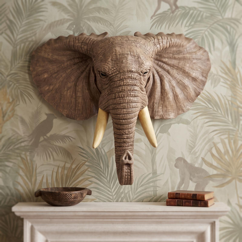 Vaughan Elephant Wall Sculpture