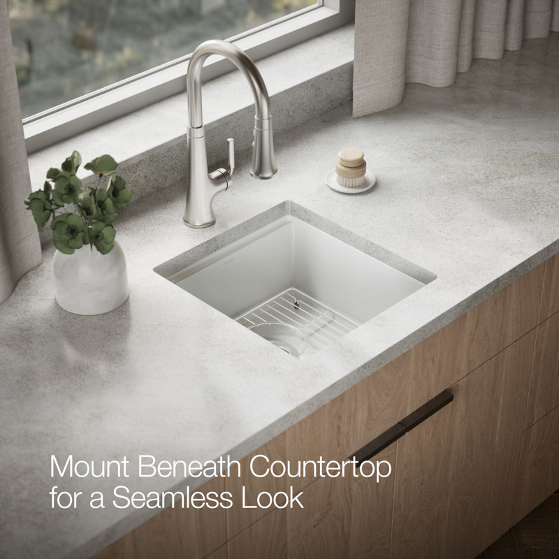Billings Undermount Bar Sink, White