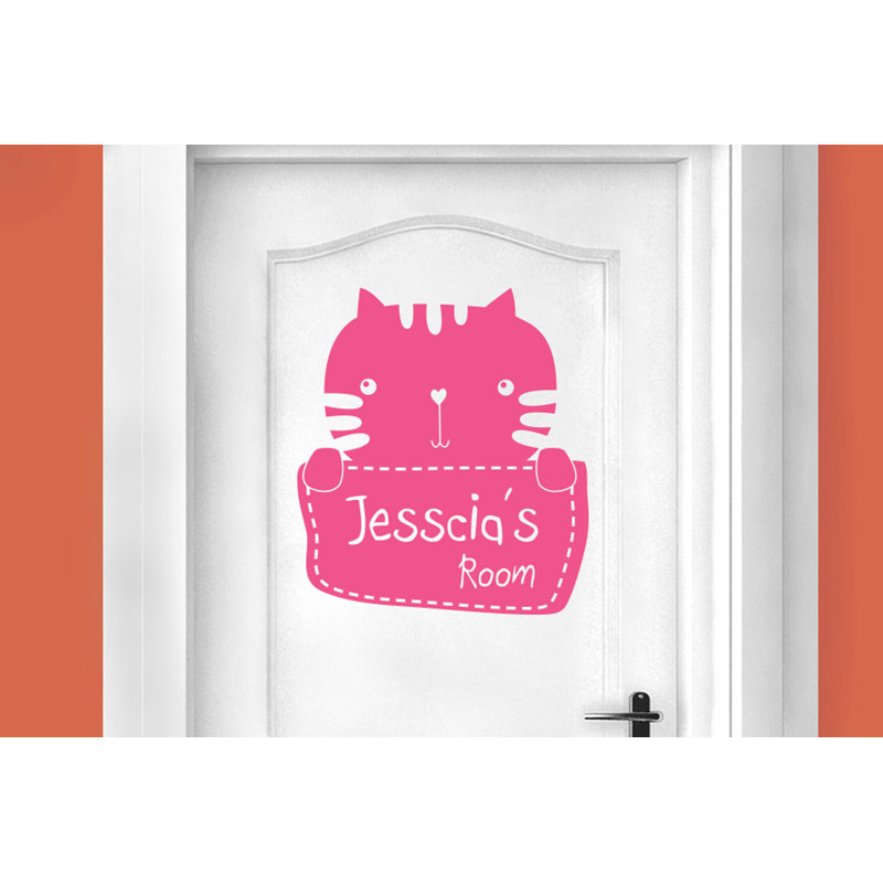 Animals Wall Decal, Pink