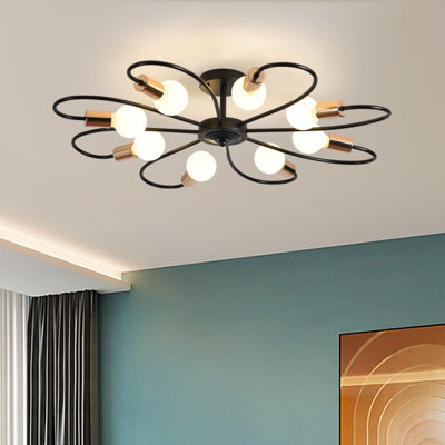 Lustre sphérique Spoutnik à 8 lumières