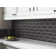 Long Hex 10.60in.x11 in. Glass Mosaic Tile