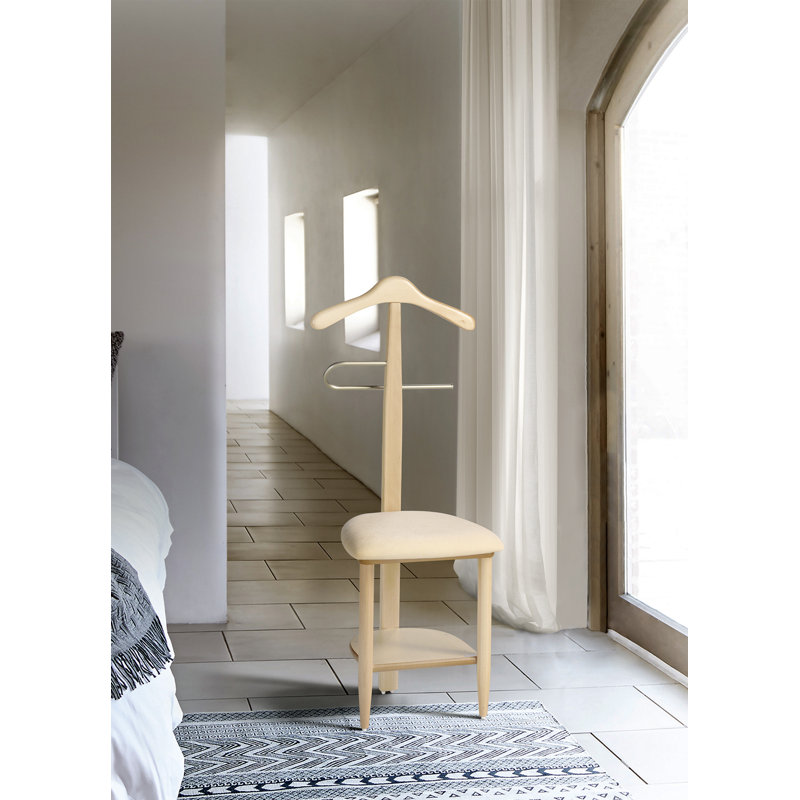 Freestanding Valet Stand, Oak