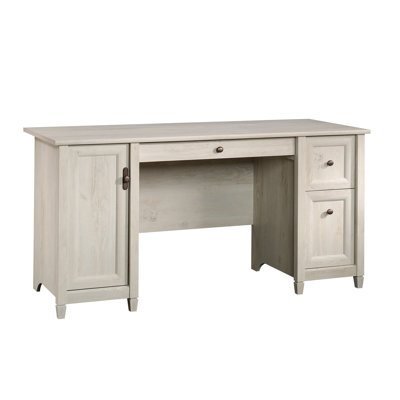 Coastal Computer Desk With Slide-Out Keyboard Tray