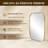 Modern Oblong Oval Bathroom Vanity Mirror | Stainless Steel Frame-1989191394-2011640067