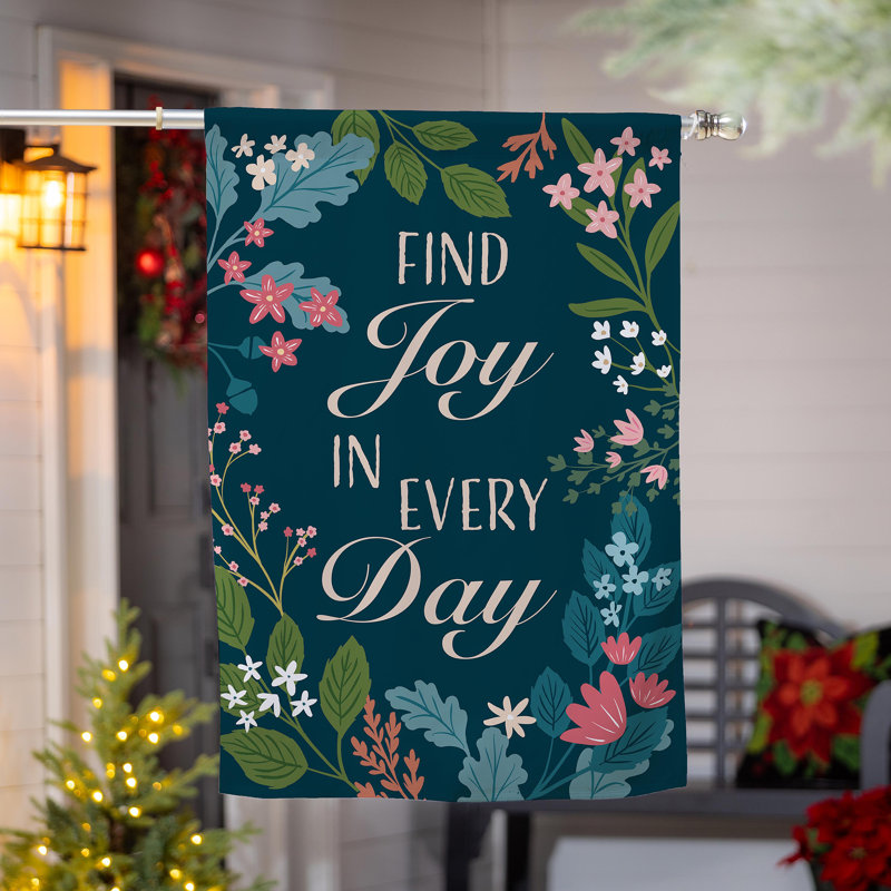 Drapeau «Find Joy» en suède